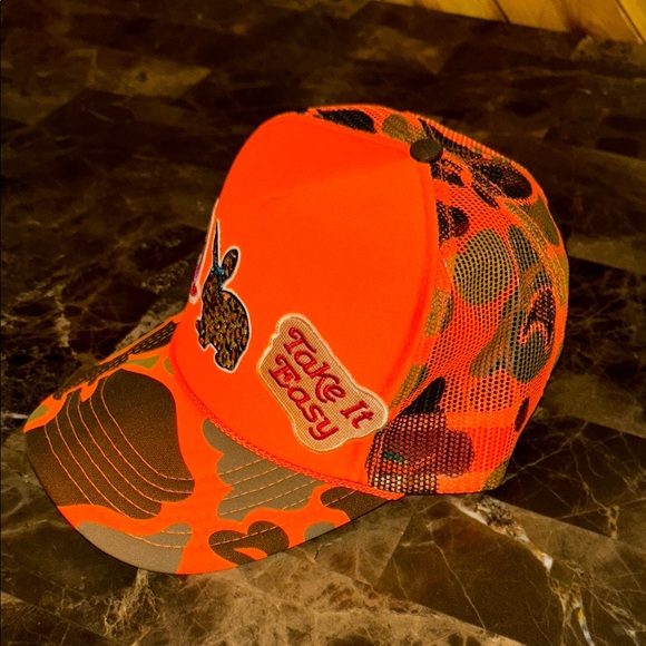 POSHFEST 2024 OTTO Orange Camo Trucker Hat CUSTOM - Picture 6 of 9